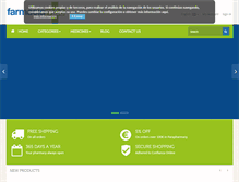 Tablet Screenshot of farmaciamas.com